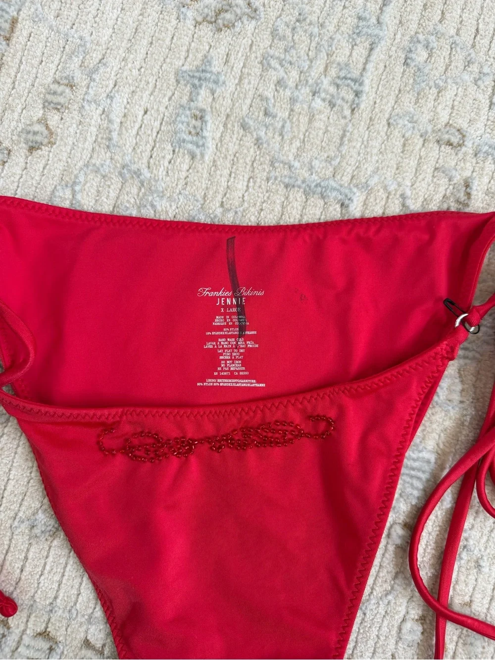 Frankie’s Bikini x JENNIE Mackenzie Beaded Bikini Bottom